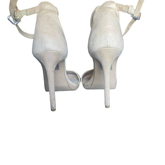 Forever 21 Womens Heels Size 7 Nude Beige Stiletto Wedding Guest Formal Party - Picture 6 of 7